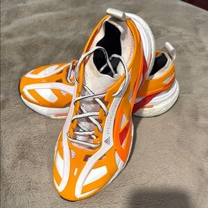 Stella McCartney x Adidas Orange/White Sneakers